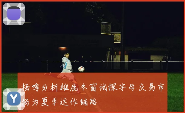 杨鸣分析雄鹿冬窗试探字母交易市场为夏季运作铺路